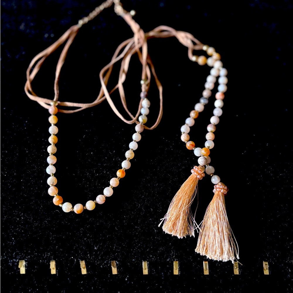 Leather and beads